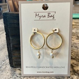 Myra Earrings NWT Gold Plated